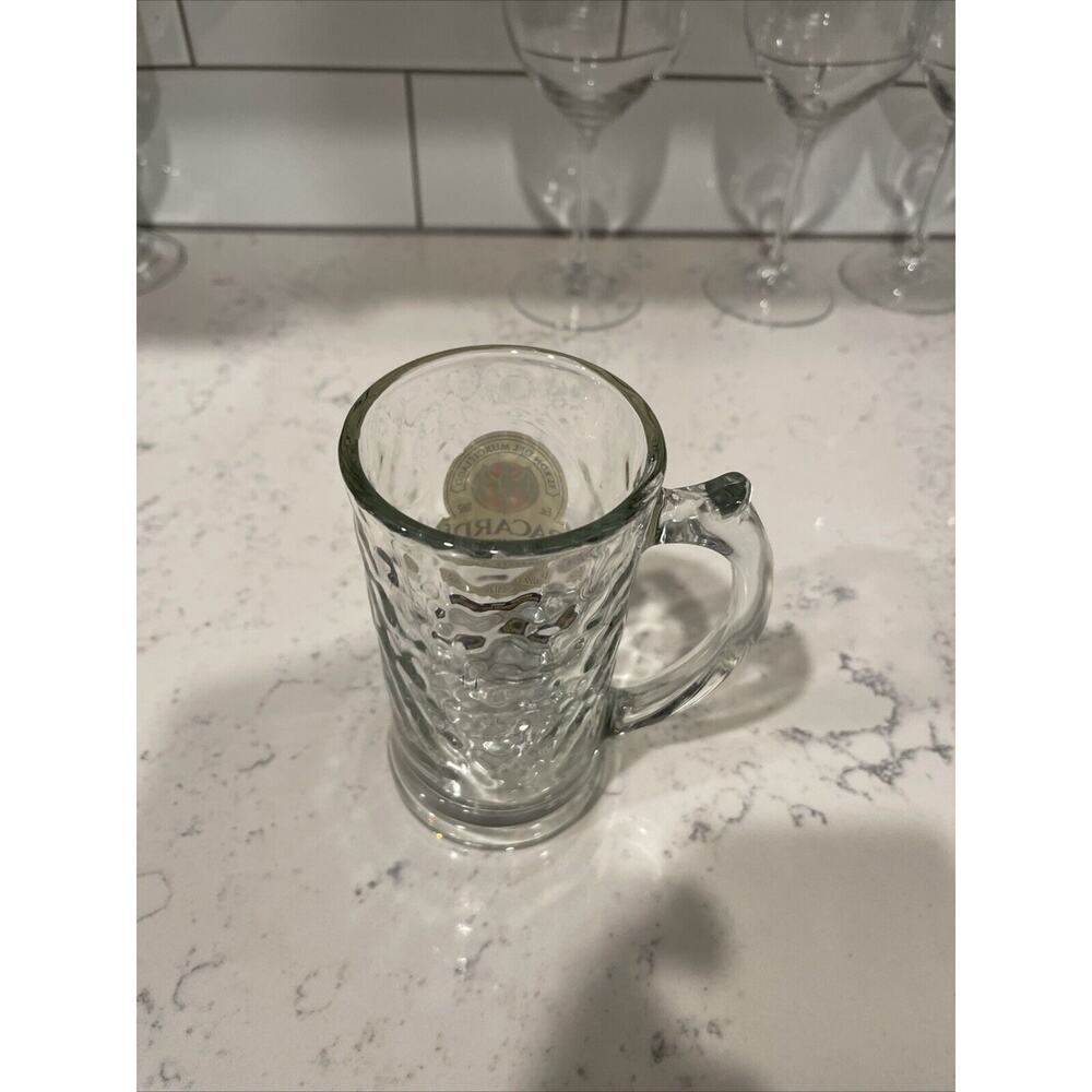Bacardi Oakheart Smooth Spiced Rum Mug/ Glass 6" Mint Condition! Rare! - Picture 2 of 5